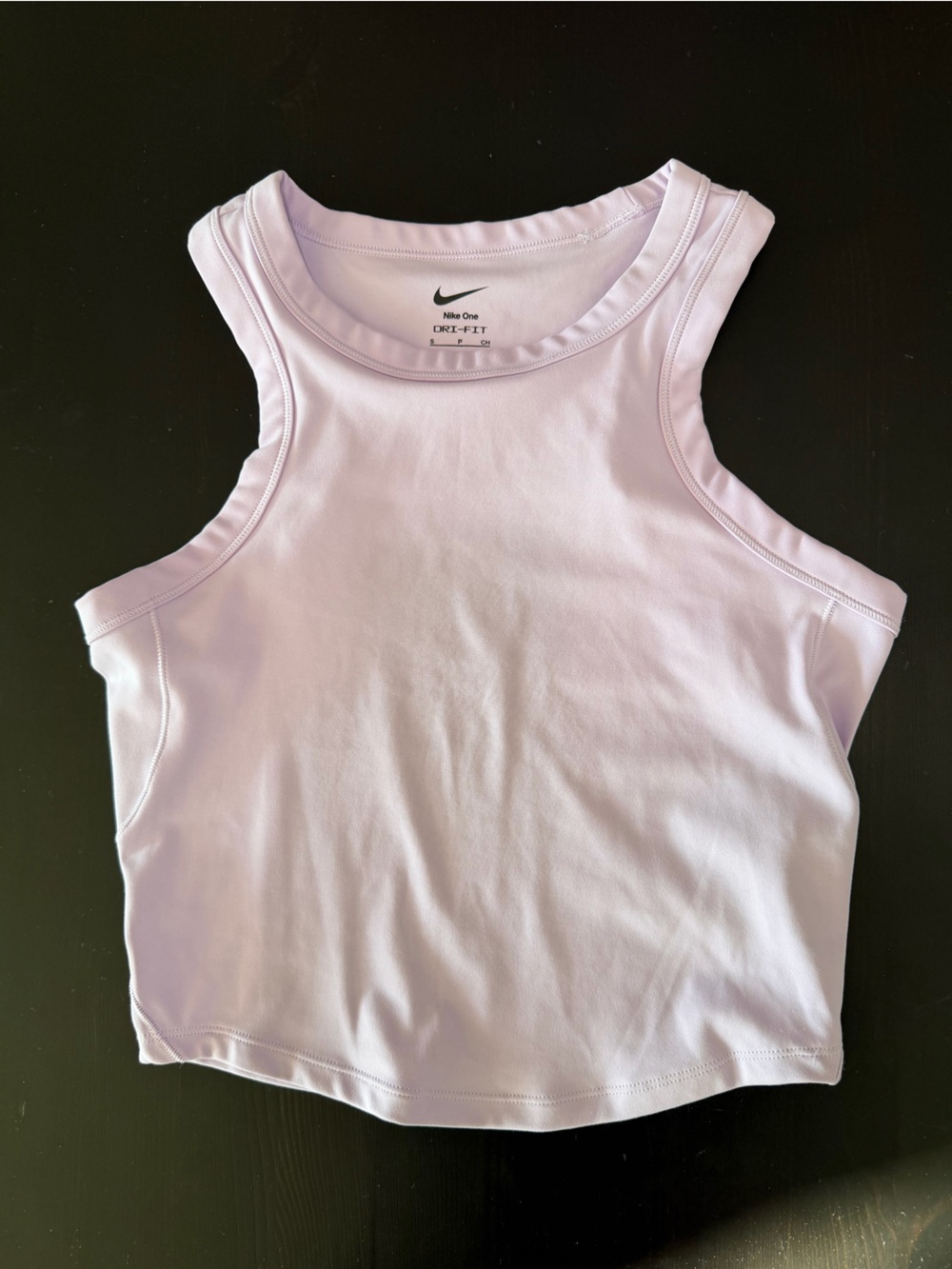 Nike Women’s Small Lavender Dri-FIT Athletic Crop Tank